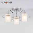 Потолочная люстра с плафонами EUROSVET 30160/3 хром