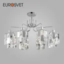 Потолочная люстра с хрусталем EUROSVET 10101/8 хром
