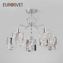 Потолочная люстра с хрусталем EUROSVET 10101/5 хром
