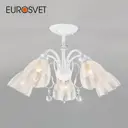Потолочная люстра с плафонами EUROSVET 30155/5 белый