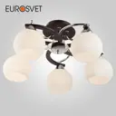 Люстра венге EUROSVET 96545 хром венге