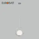Подвесной светильник с плафоном EUROSVET 50089/1 хром