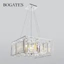 Подвесная люстра с хрусталем BOGATE'S 312/6 хром