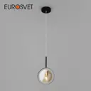 Подвесной светильник с плафоном EUROSVET 50121/1 черный