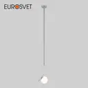Светильник подвесной EUROSVET a043574, 1 лампа, 4 м², цвет хром