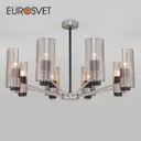 Люстра в стиле лофт EUROSVET 70139/8 никель