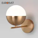 Настенный светильник EUROSVET a060829 цвет белый матовый, латунь