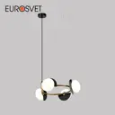 Подвесной светильник Eurosvet 70150/4 a064822 230В 25Вт 5м2 черный/латунь