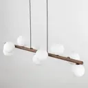 Светильник подвесной Tk lighting Estera wood A068339 9 ламп 11 м² цвет коричневый