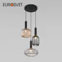 Подвесной светильник со стеклянными плафонами EUROSVET 50183/3 черный