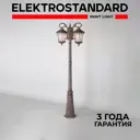 Столб уличный Elektrostandard GLXT-1450F/2 Virgo 2 лампы 60 Вт цвет капучино 236 см