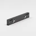 Коннектор Elektrostandard A067996 прямой жесткий для соединения трековых шинопроводов встраиваемый однофазный магнитный цвет черный