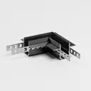 Коннектор Elektrostandard A067508 угловой жесткий для соединения трековых шинопроводов встраиваемый однофазный цвет черный