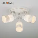 Светильник настенно-потолочный Eurosvet Silvia 20026/3 белый с золотом цвет белый