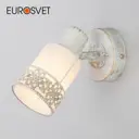 Бра Eurosvet Silvia 20025/1 белый с золотом E14