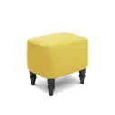 Пуф Monofix Буно 42x42x42 см искусственная кожа цвет желтый