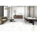 Керамогранит Kerald Statuario Vivian Glossy 60x120см цвет белый