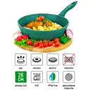 Сковорода Elan gallery 120636 26 см алюминий без крышки цвет зеленый