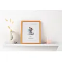 Настенная полка KONSENSA 60x10см со скрытым креплением МДФ цвет белый