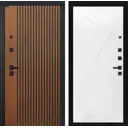 Входная дверь Labirintdoors Шторм П-24 правый 205x88см белый софт/кантри темный