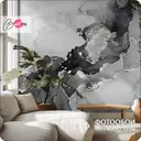 Фотообои флизелиновые Barton wall 400x270 см Мрамор флюид M198-W