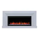 Каминокомплект Realflame Stanley 42 GR-P712 с очагом Saphir-S 42 750Вт платиновый