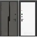 Входная дверь Labirintdoors Карбон 205x88см левый цвет белое дерево/лофт графит с панелью П07
