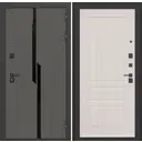 Входная дверь Labirintdoors Карбон 205x88см правый цвет сандал белый/лофт графит с панелью П03