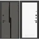 Входная дверь Labirintdoors Карбон 205x88см правый цвет белое дерево/лофт графит с панелью П07