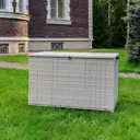 Сундук садовый Royal family 122x78x70см искусственный ротанг цвет бежевый