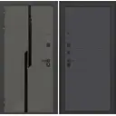 Входная дверь Labirintdoors Карбон 205x96см левый цвет графит софт/лофт графит с панелью П13