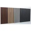 Декоративная акустическая панель Indeco дуб ардженто светло-серый 600x600x8мм 0.36м²