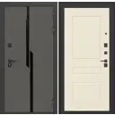 Входная дверь Labirintdoors Карбон 205x96см правый цвет крем софт/лофт графит с панелью П03