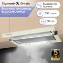 Встраиваемая вытяжка Zigmund & shtain K 017.6 X 24 см цвет бежевый