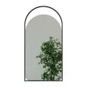 Зеркало Genglass в черной раме настенное арка Arkelo Black 102x52 см