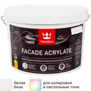 Краска фасадная Tikkurila Facade Acrylate глубокоматовая цвет белый база A 9 л