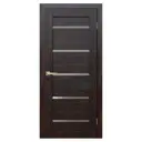 Дверь межкомнатная глухая Artens Дукато горизонтальная 70x200 см Hardflex цвет акация с замком и петлями