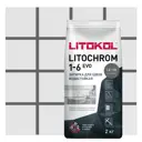 Затирка цементная Litokol Litochrom 1-6 Evo цвет LE 135 антрацит 2 кг