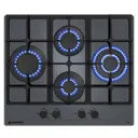 Газовая варочная панель Meferi MGH604GR GLASS ULTRA 60 см 4 конфорки цвет серый