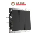 Выключатель встраиваемый Werkel a051596 3 клавиши цвет черный