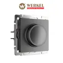 Диммер встраиваемый Werkel W1142064 600 Вт цвет графит матовый