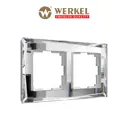Рамка для розеток и выключателей Werkel Diamant W0021220 2 поста цвет зеркальный