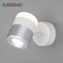 Бра светодиодный Eurosvet Oskar 20165/1 LED белый/серебро нейтральный свет