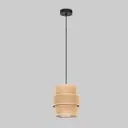 Светильник подвесной Tk lighting Calisto A068434 1 лампа 2 м² цвет коричневый
