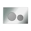 Клавиша смыва AM.PM Tech L I049052LM, пневматическая, пластик, цвет никель хром