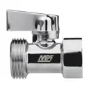 Кран шаровой прямой MPF DN15 PN24 1/2"x3/4" НР/ВР латунь ручка флажок