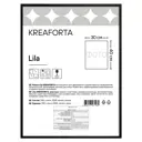 Рамка Kreaforta Lila 30x40 см пластик цвет черный