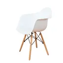 Стул-кресло Derstuhl 330 wood комплект 4 шт 43x82x58 см полипропилен цвет белый