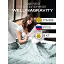 Утяжеленное сенсорное одеяло Wellinagravity 172x205 мятное 8кг