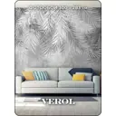 Фотообои флизелиновые 3D Verol 300x283 см Папоротники